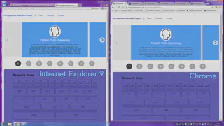 Screenshot of the site on 9/12