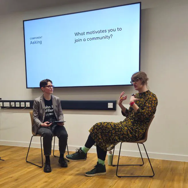 Dialogue: community, volunteering, and setting up your own company