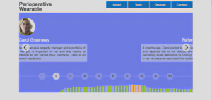 Screenshot showing the original flickity anxiety level image which was a series of coloured bars